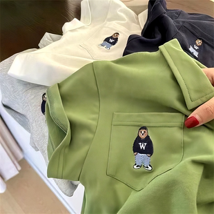 CZ2024357952宝宝小童新款 帅气短袖 男女时尚 polo衫 男 洋气衣服夏季