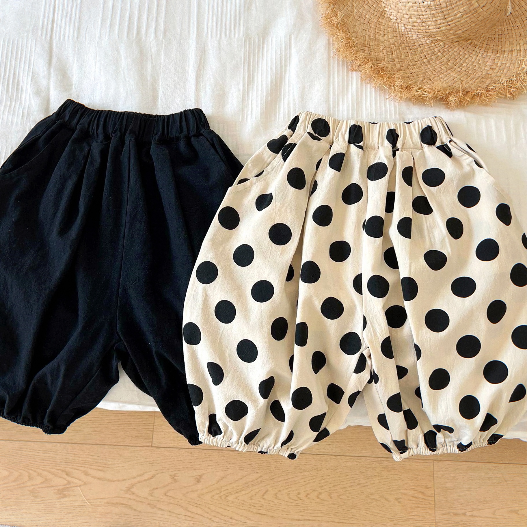 防蚊褲寶寶寬松束腳燈籠