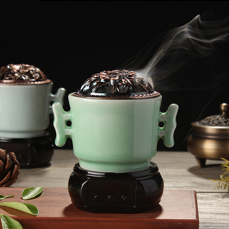 Electronics incensory Plug in Timing Thermoregulation Aloe ceramics essential oil Vaporizer originality To fake something antique Bedroom householdin the Home accessories , Vaporizer  category - from Buy2taobao.com to provide professional Taobao agent buy service