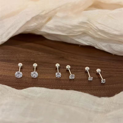 925银针养耳洞耳骨钉简约