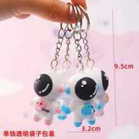 Зеленый космонавт, брелок, 15 шт