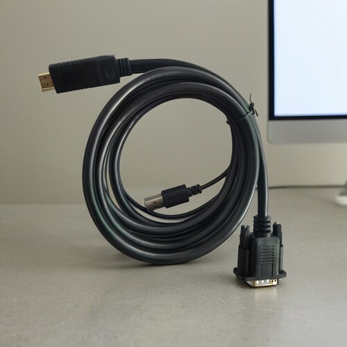 HDMI转VGA线纯铜镀金1.8米