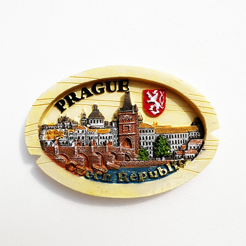 捷克共和国首都布拉格城堡旅游纪念装饰磁性冰箱贴 磁力贴磁铁贴