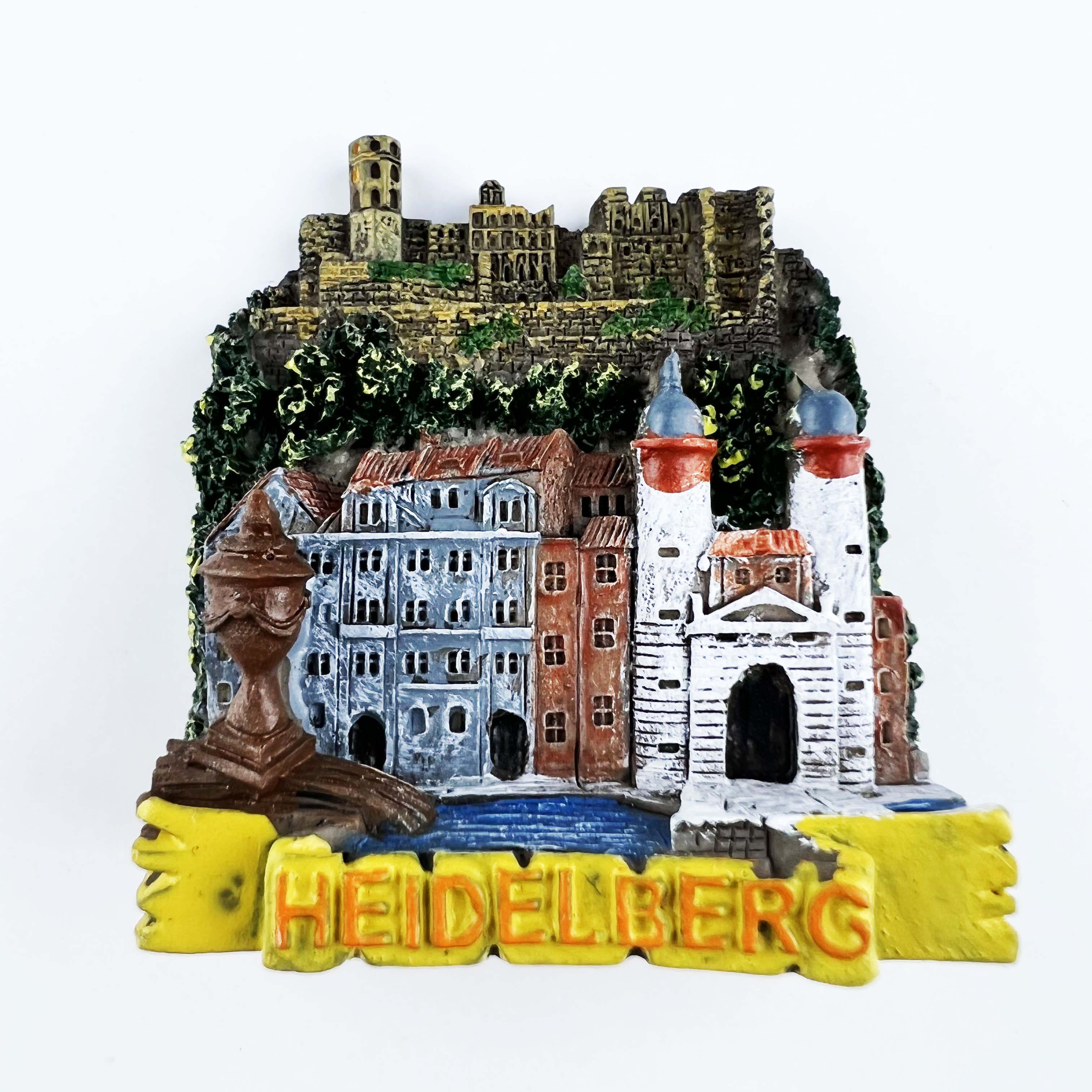 德国旅游文化之都 海德堡城堡纪念装饰磁性冰箱贴磁铁磁力贴