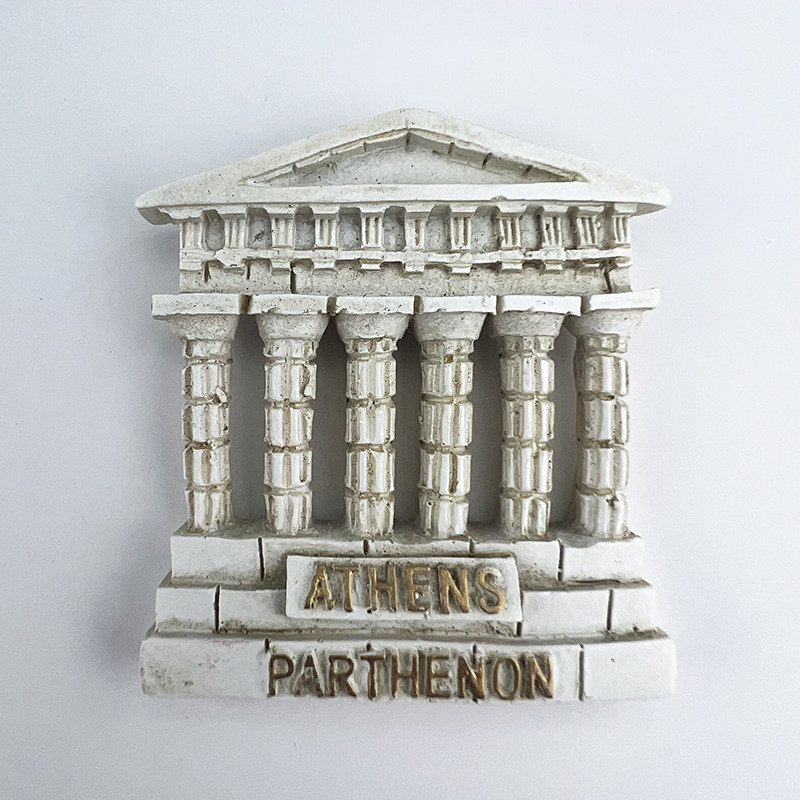 希腊雅典旅游纪念磁铁冰箱贴卫城帕特农神庙旅行收藏装饰创意磁贴
