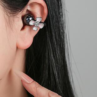 适用华为FreeClip2珐琅星华耳机夹扣简约精致甜美风时尚高档百搭