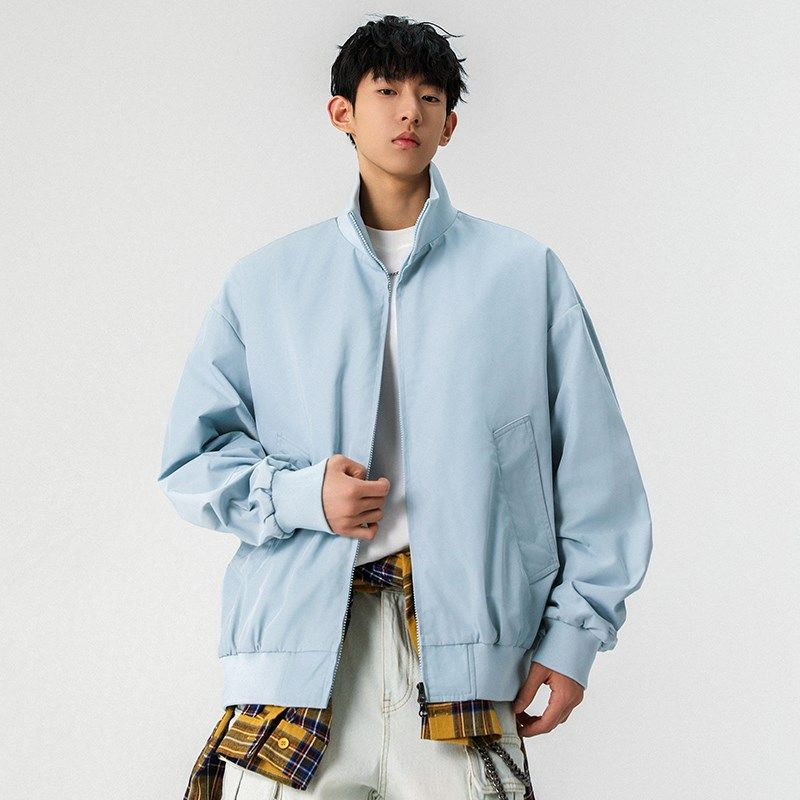 复古日系外套夹克情侣潮男青少年1404-2-99972-p75，男装夹克，星座1404-3