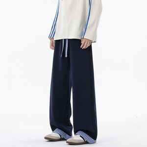 男女腿裤子1404-3-99736-P36长裤休闲裤运动裤子直筒 裤子潮图片