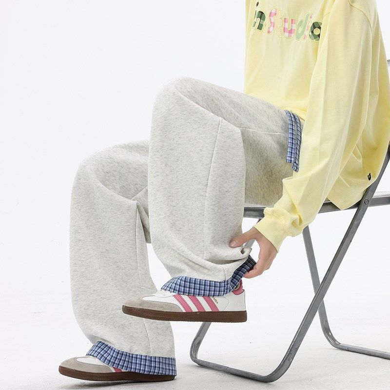 男女腿裤子1404-3-99736-P36长裤休闲裤运动裤子直筒裤子潮，女装休闲裤，星座1404-3