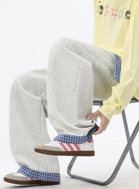 男女腿裤子1404-3-99736-P36 长裤休闲裤 运动裤子直筒裤子潮