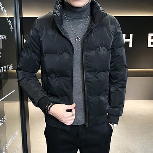 1404-2-AS202—P109 高品质印花50绒棉衣潮流时尚简约休闲百搭1帅图片