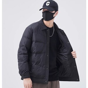 1404-2-L325—P159高品质印花50绒棉衣潮流时尚简约休闲百搭1帅气图片