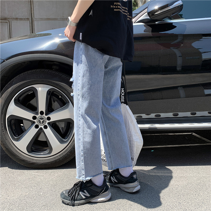 男新款港风精品牛仔裤破洞休闲女裤子1404-3-x912-p30,男装牛仔裤,天晨