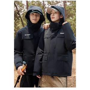 1404-2-D817—P308高品质印花90绒 羽绒服潮流时尚简约休闲百搭1图片