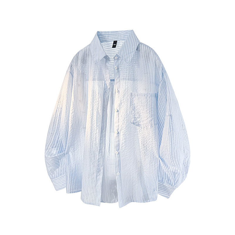 复古日系外套情侣百搭潮衬衫男青少年1406-1-25115-p50，男装衬衫，星座1404-3