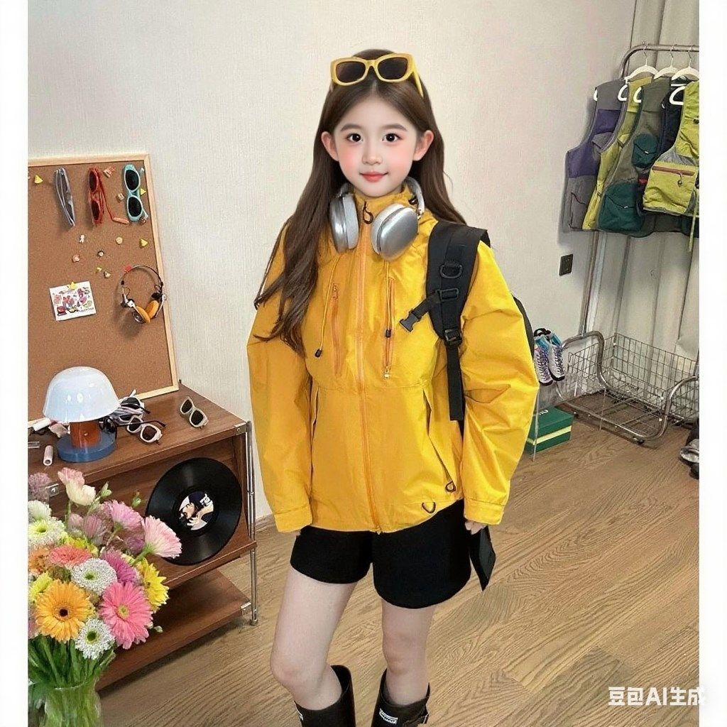 休闲男女装新品精品港风冲锋衣多巴胺穿1406-7880-p45，男装夹克，星座1404-3