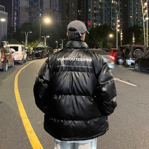 1404-1-9019-p65男女加厚棉衣新款港风外套御寒棉服图片