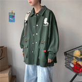 1404-3-S607-P65港风夹克牛仔外套高品质做工精细，男装工装外套，星座1404-3