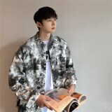 1404-2-c35-P55新款时尚青少年潮流港风衬衫，男装衬衫，星座1404-3