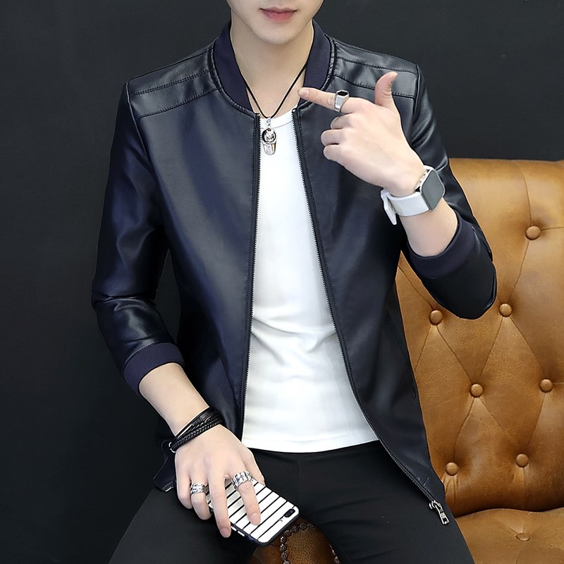 1404-89116--P42新款皮衣夹克时尚夹克精致高品质，男装夹克，星座1404-3