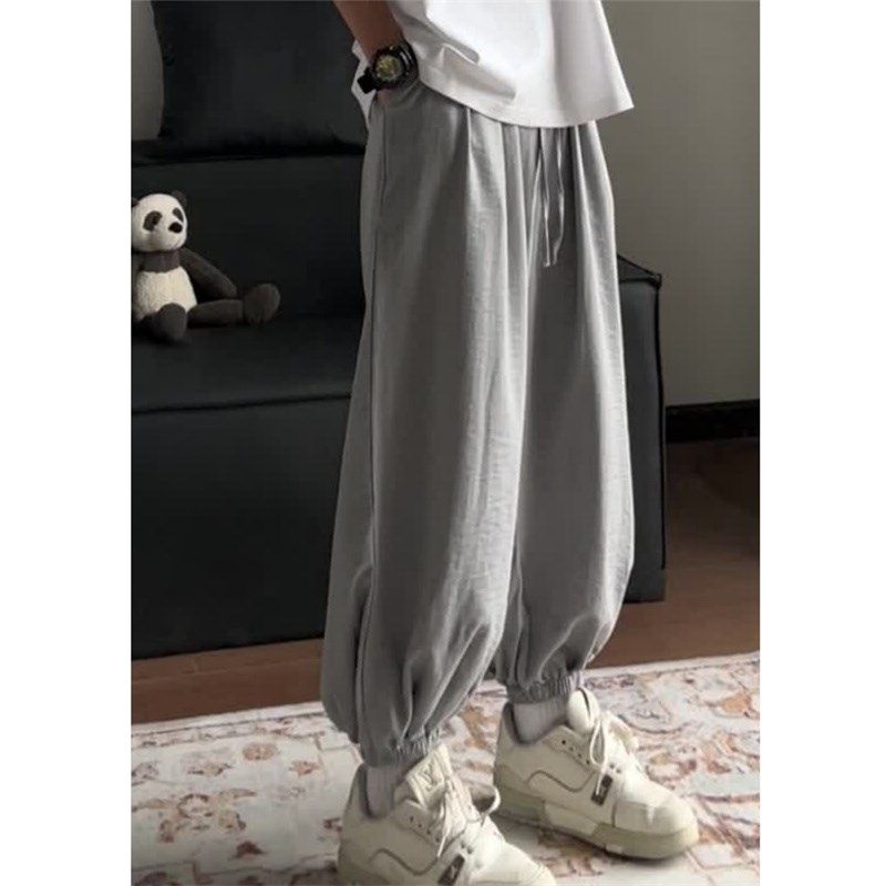 男女1404-1-K361-p40腿裤子棉麻长裤九分裤运动裤子休闲裤潮，女装休闲裤，星座1404-3