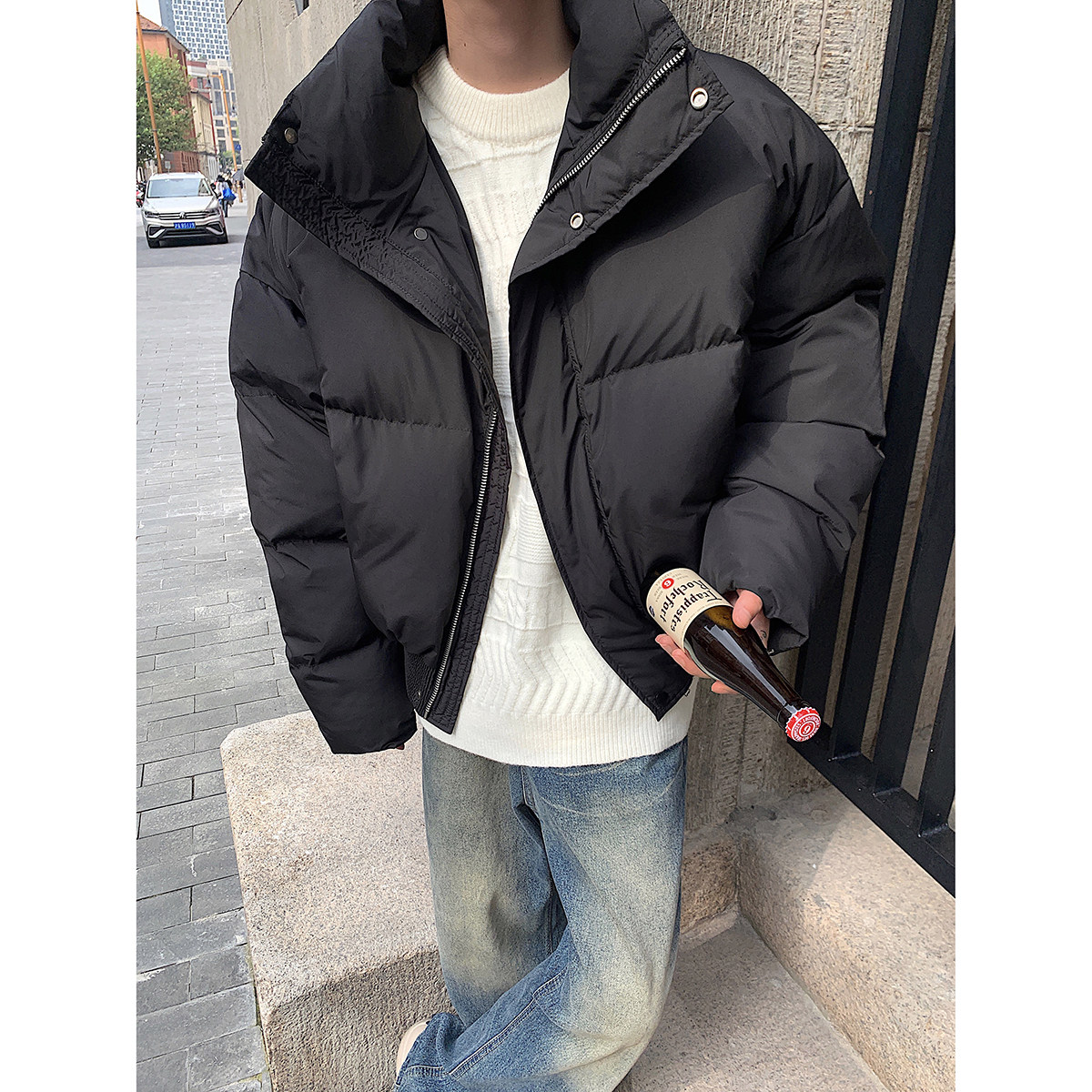 1404-2-TP65—65高品质印花棉衣潮流时尚简约休闲百搭1帅气5,男装棉衣,星座1404-3