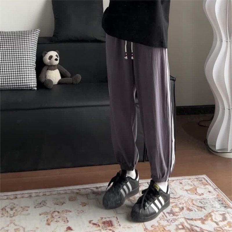 男女1404-1-DK26-p35腿裤子棉麻九分裤子中裤运动裤休闲裤潮，女装休闲裤，星座1404-3