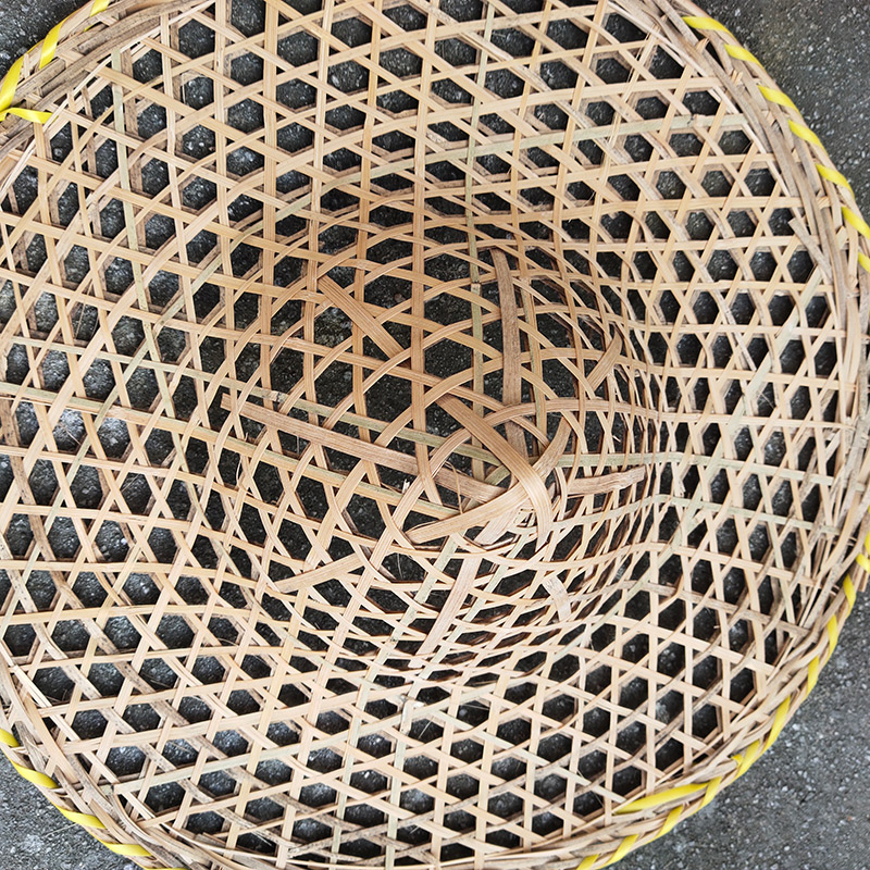 斗笠陈货黎乡笠影斗笠帽漏空50cm装饰帽子舞蹈60cm成人竹编品道具