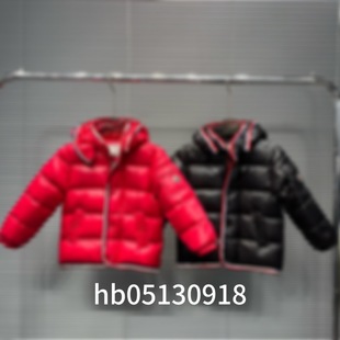 儿童白鹅绒经典羽绒服 冬季男女童加厚保暖抗寒连帽外套