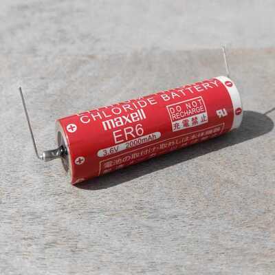 原装全新MAXELL ER6 3.6V 2000MAH 原型号ER6带焊脚 电池现货