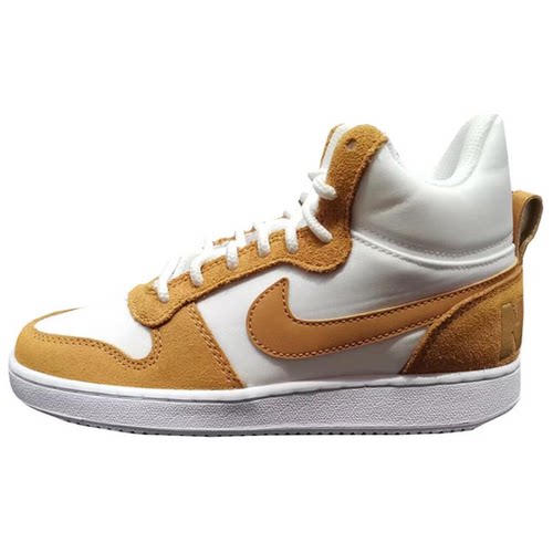 Nike Court Borough Mid SE白黄休闲鞋HV1802-121