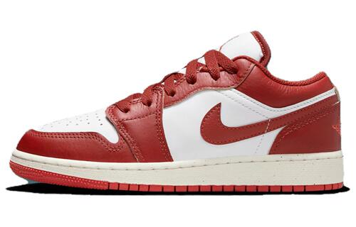 Jordan Air Jordan 低帮 复古篮球鞋 女款 白红FJ3465-160