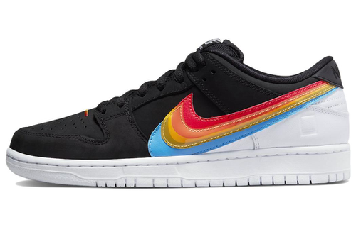 Nike SB Dunk Low黑彩虹男女同款低帮板鞋DH7722-001