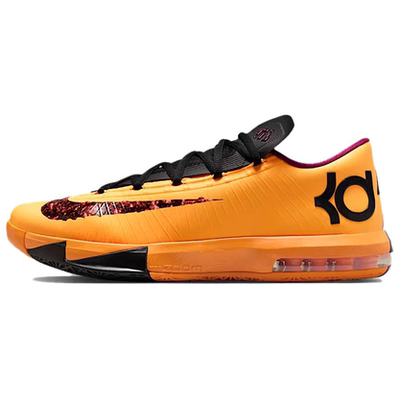 Nike KD 6 PBJ 舒适百搭 低帮 篮球鞋 男女同款 黄黑色IB6903-800