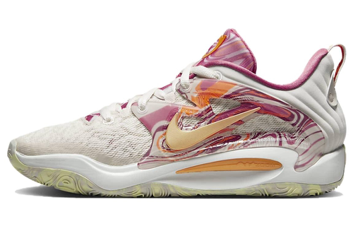 Nike KD 15 减震耐磨 低帮 实战篮球鞋 白粉 国内版 DV1200-100