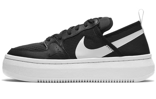 Nike Court Vision Alta TXT 休闲板鞋 女款 黑白CW6536-001