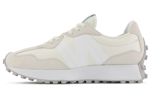 New Balance NB 327 复古 低帮 跑步鞋 女款 米白色 WS327BV