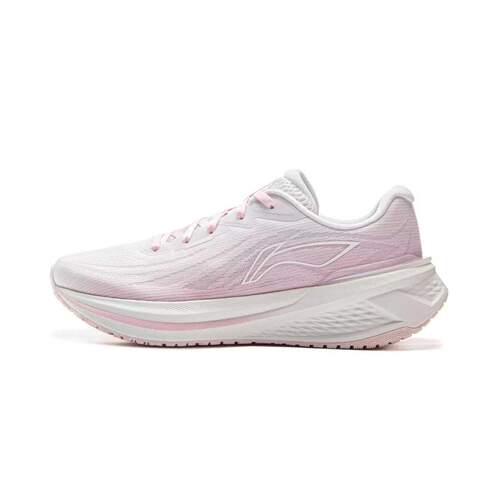 LiNing李宁 吾跃3.0 体测低帮跑步鞋 女款 白粉 ARSV024-6