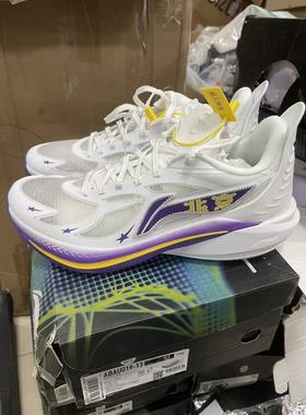李宁 音速12 篮球鞋   鞋盒一般 ABAU019-13   key仓库实拍