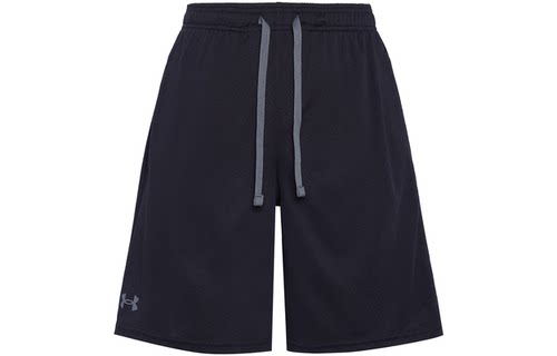 Under Armour Tech Mesh 小标纯色运动训练短裤 男款 1328705-001