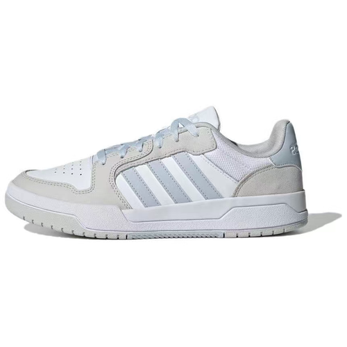 adidas neo Entrap 百搭舒适 减低帮 板鞋 男女同款 白色 JI2561