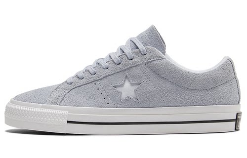 Converse One Star 复古低帮板鞋 男女同款 浅灰蓝 172387C