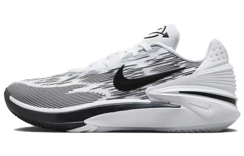 Nike Air Zoom减震耐磨 低帮 篮球鞋 男女同款 白黑色 FJ8914-100