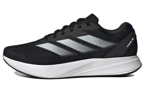 adidas Duramo RC 防滑耐磨 低帮 跑步鞋 男女同款 黑白 ID2704