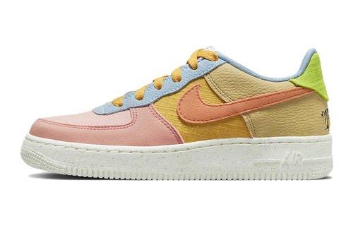 Nike Air Force 1 LV8 NN (GS) 经典休闲板鞋 黄粉蓝 DM0984-700