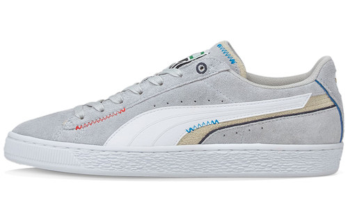 PUMA Suede Displaced 轻便 低帮 板鞋 男女同款  382875-03