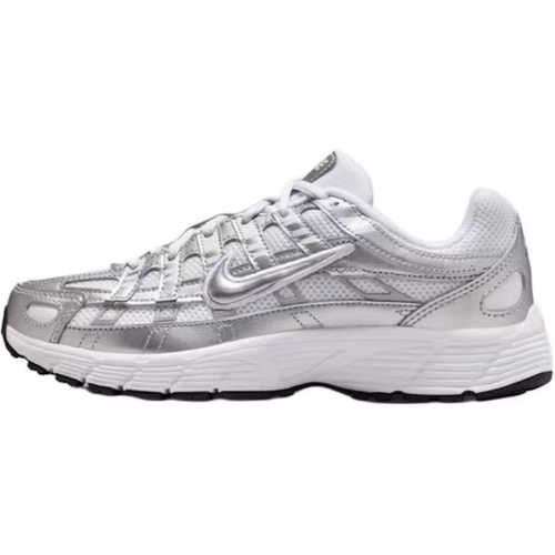 NikeP-6000 舒适百搭 低帮 跑步鞋 银灰白 儿童款 HV5064-101