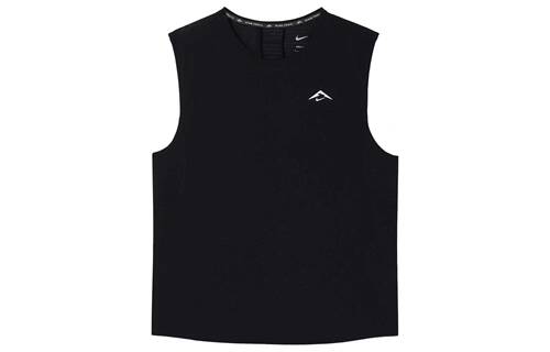 Nike 速干柔软透气无袖背心 男款 黑/煤黑/山峰白FN3310-010