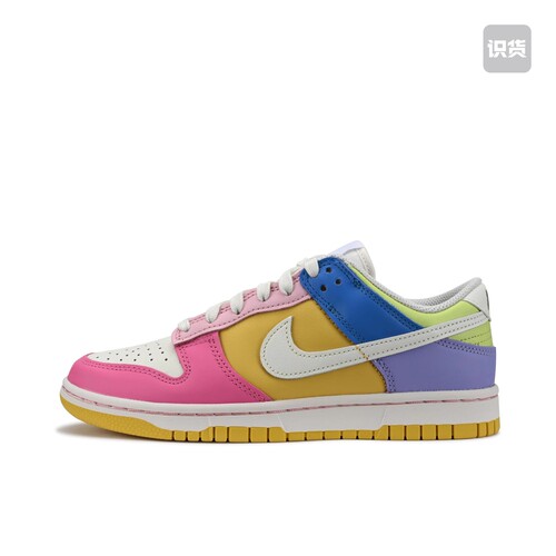 耐克Nike Dunk板鞋女黄彩蛋拼色潮流复古低帮板鞋FD9923-111 涛仓