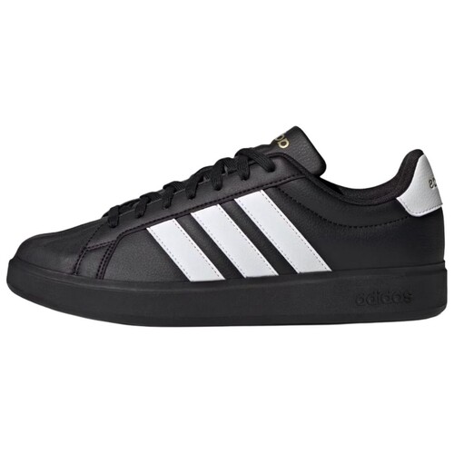 adidas STREETTALK 休闲舒适贴合 板鞋 男款 黑色 JP8276鞋